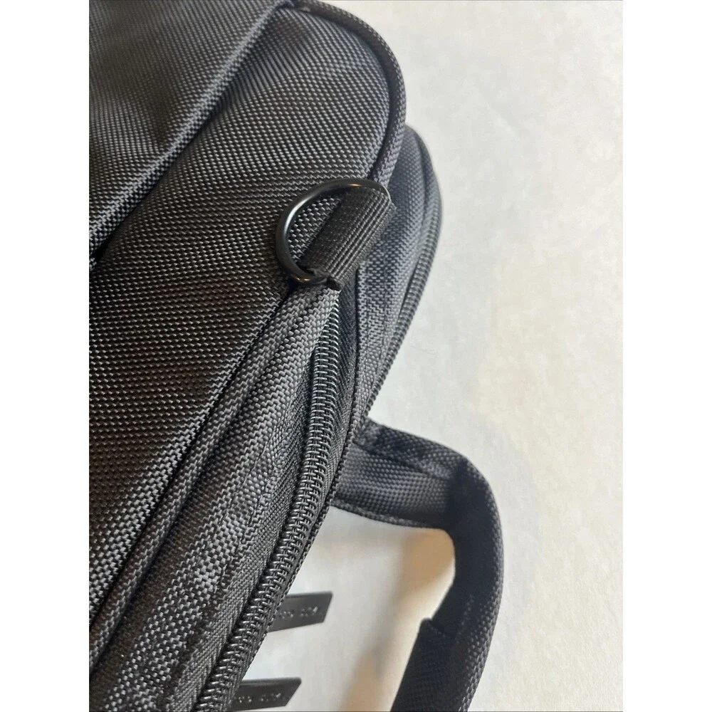 Eco Style Laptop Bag Pro Tech Topload Black Red Business Travel Case Fits 15.6”